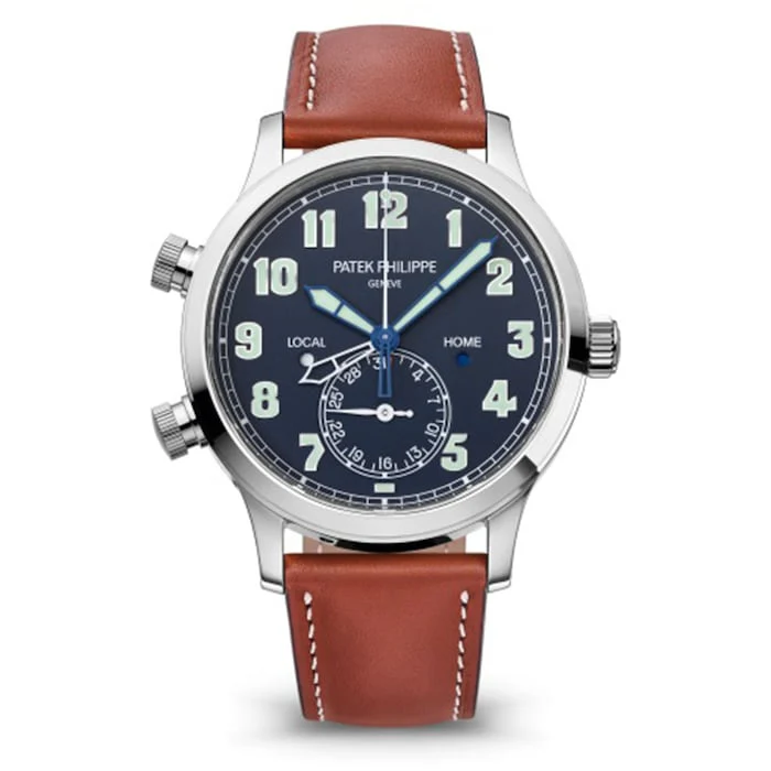 Patek Philippe Automatic 42mm Men’s Watch with Blue Bracelet Material Dial, Gold Case / 5524G-001