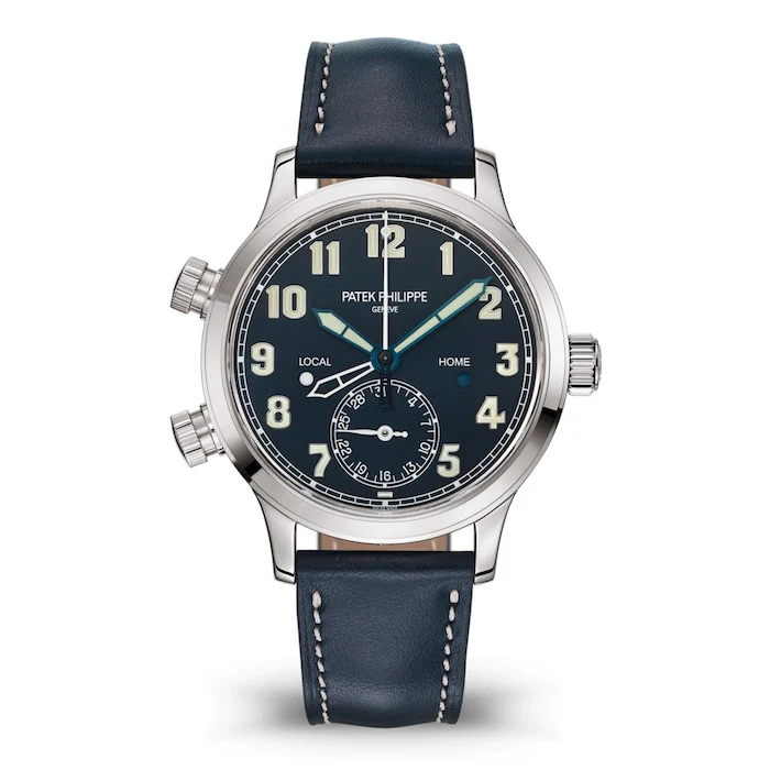 Patek Philippe Automatic Men’s Watch with Blue Material Dial, Gold Case, 60m Water Resistant / 7234G-001