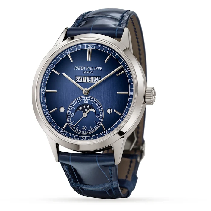 Patek Philippe Automatic Men’s Watch with Blue Material Dial, Platinum Case, 30m Water Resistant / 5236P-001, Fast Dispached - Image 3
