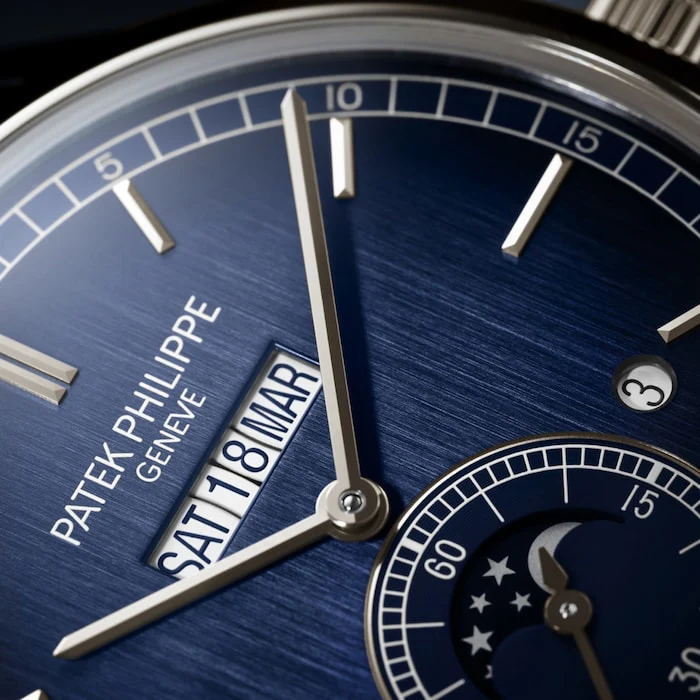 Patek Philippe Automatic Men’s Watch with Blue Material Dial, Platinum Case, 30m Water Resistant / 5236P-001, Fast Dispached - Image 4