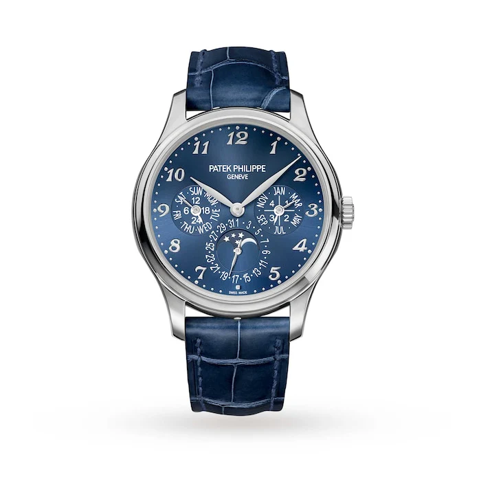 Patek Philippe Quartz 39mm Men’s Watch with Blue Bracelet Material Dial, Gold Case, 30m Water Resistant / 5327G-001 Fast Dispached - Image 2