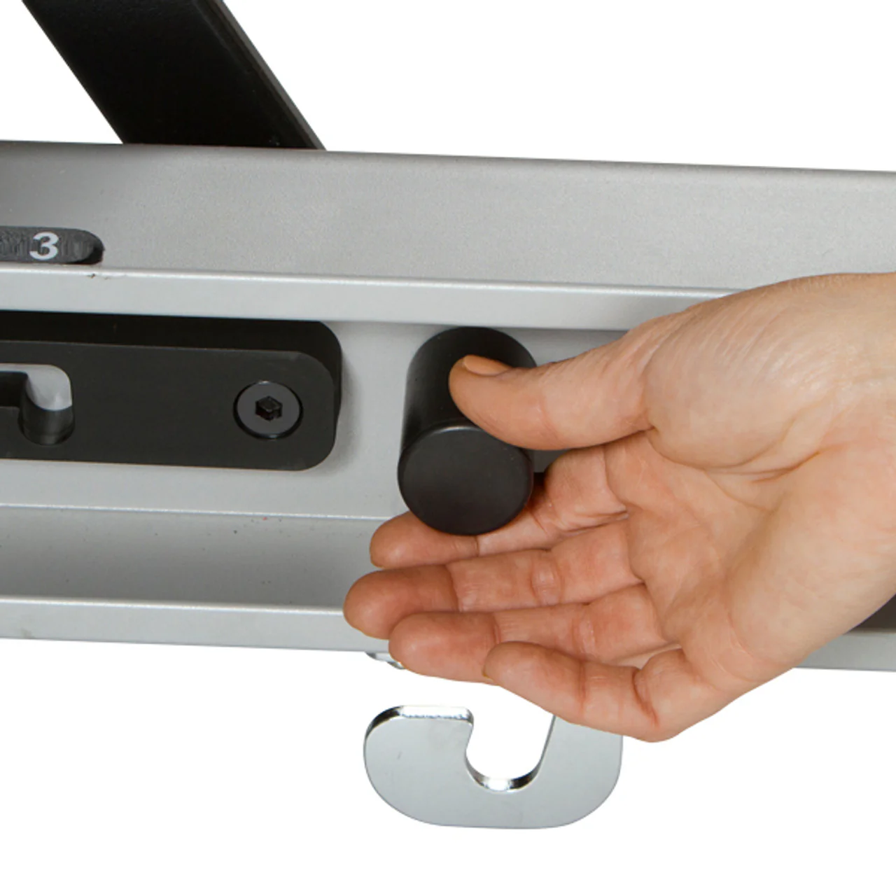 Professional Studio Reformer with Large Footplate, Adjustable Four-Position Gear Bar, Locking Foot Bar, Vertical Storage Design, and Integrated Side-Split Platform for Group Classes - Image 4