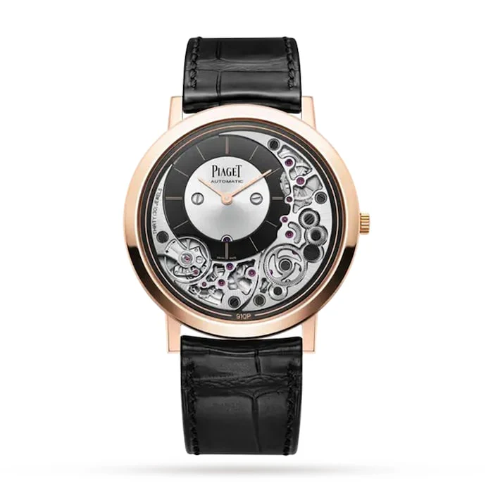 Piaget Automatic 30mm Men’s Watch with Black Material Dial, Gold Case, 30m Water Resistant / G0A43120