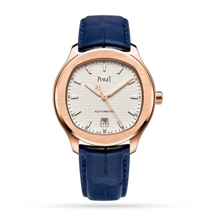 Piaget Elegance Automatic 42mm Men’s Watch with Silver Material Dial, Gold Case, 100m Water Resistant / G0A43010