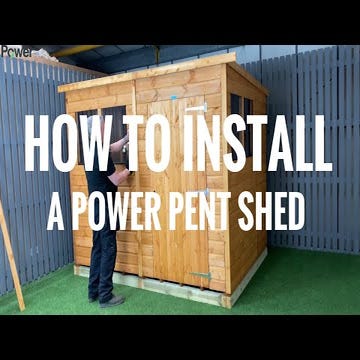 Power Pent 18' x 6' Double Door Security Shed - Image 2