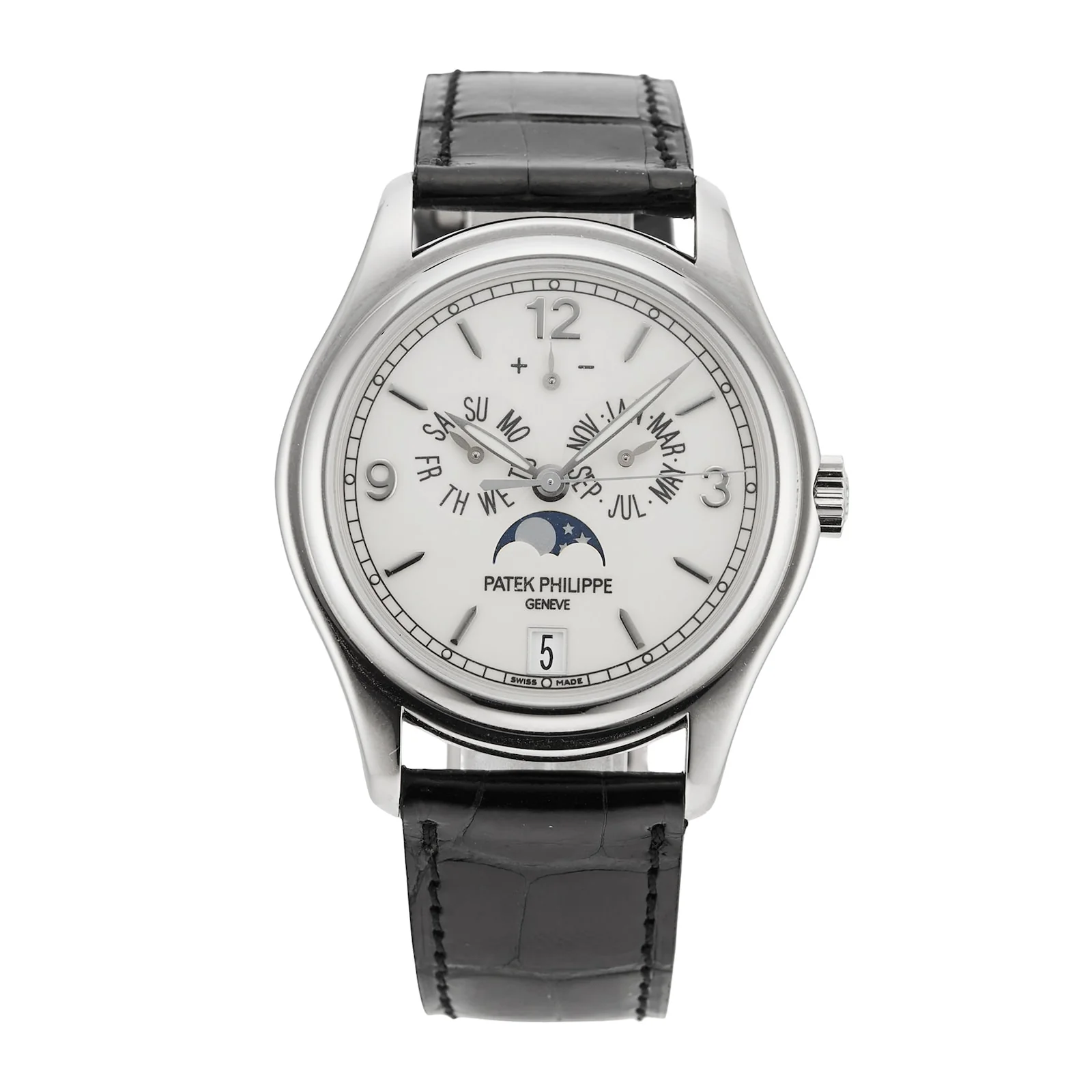 Pre-Owned Patek Philippe Annual Calendar 39mm White Gold 5146G-001