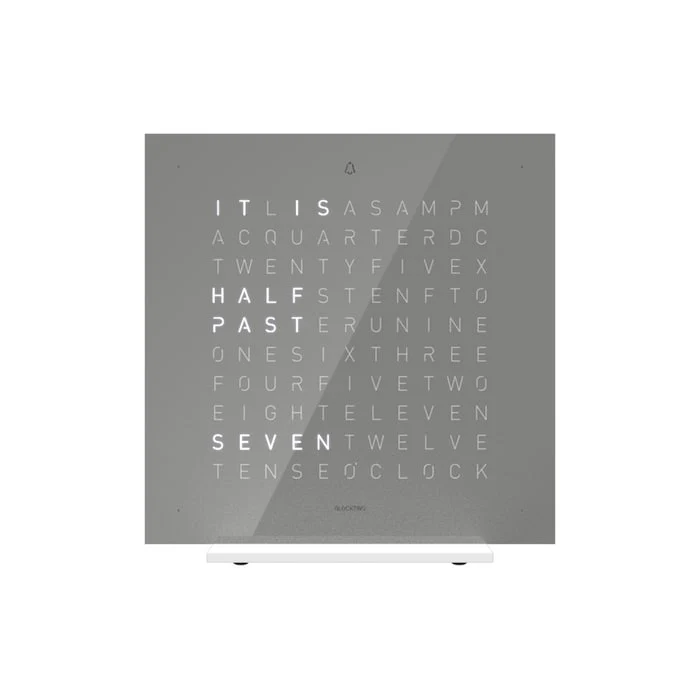 QLOCKTWO Front Cover Earth 13.5 Pure Early Grey Tea Luxury Watch Luxury Watch Swiss Made High Precision Movement FTENEG