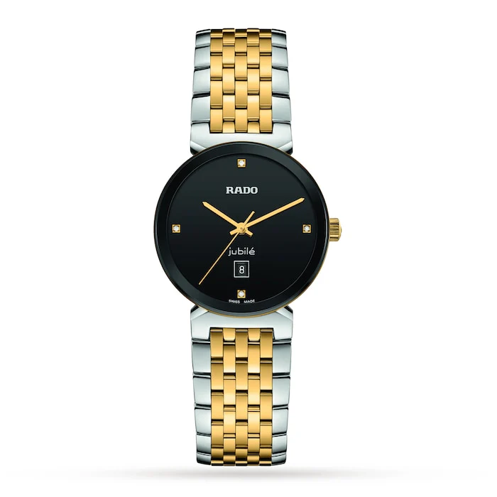 Rado Automatic 38mm Men’s Watch with Black Material Dial, Stainless Steel Case & Bracelet, 50m Water Resistant / R48912703
