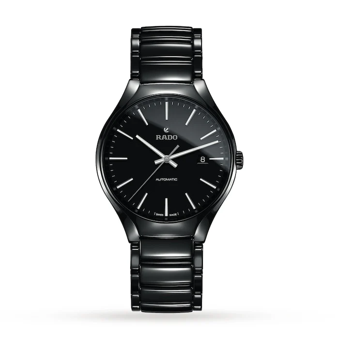 Rado Automatic 40mm Men’s Watch with Black Material Dial, Ceramic Case, 50m Water Resistant / R27056162