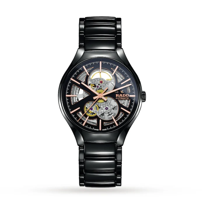 Rado Automatic 40mm Men’s Watch with Black Material Dial, Ceramic Case, 50m Water Resistant / R27100162