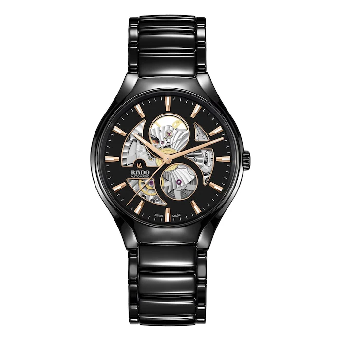 Rado Automatic 40mm Men’s Watch with Skeleton Material Dial, Titanium Case, 50m Water Resistant / R27107172