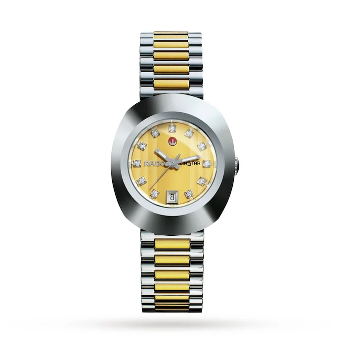 Rado DiaStar 27.3mm Ladies Watch Gold Luxury Watch Swiss Made High Precision Movement Sapphire Crystal R12403633