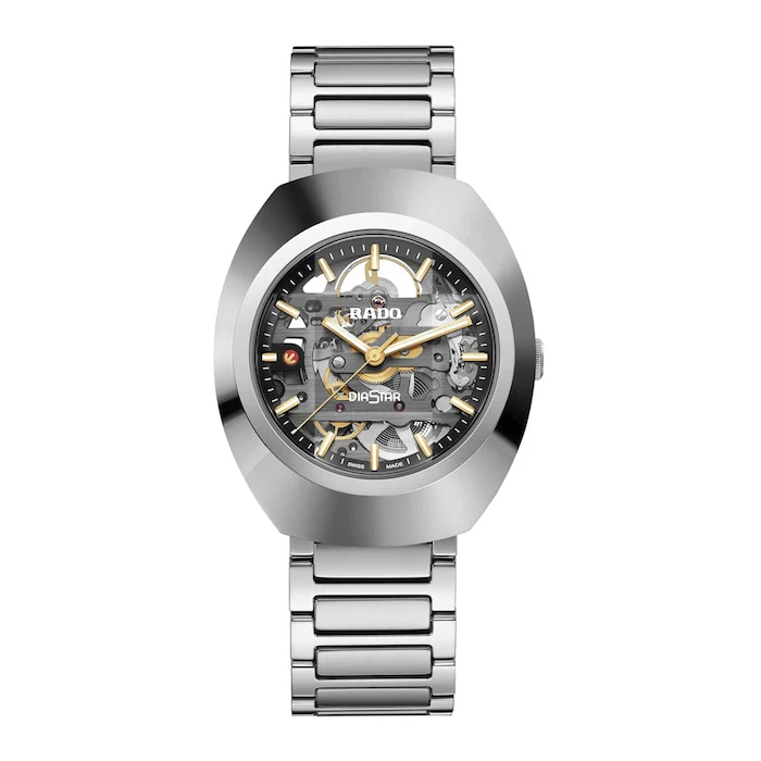 Rado DiaStar Original Skeleton 38mm Unisex Watch Luxury Watch Swiss Made High Precision Movement R12162153