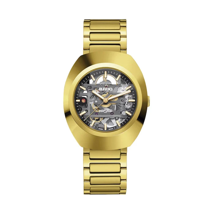 Rado DiaStar Original Skeleton 38mm Unisex Watch Luxury Watch Swiss Made High Precision Movement R12164153