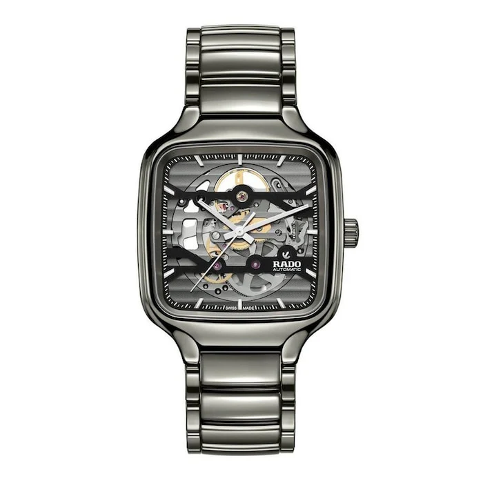 Rado True Square Automatic Skeleton 38mm Luxury Watch Luxury Watch Swiss Made Automatic Movement R27125152