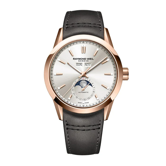 Raymond Weil Freelancer Automatic 40mm Mens Luxury Watch Silver 2766-PC5-64001
