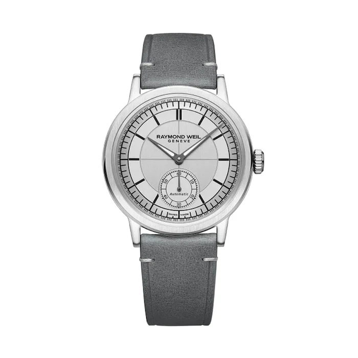 Raymond Weil Heritage Automatic Men’s Watch with Silver Material Dial, Stainless Steel Case, 50m Water Resistant / 2930-STC-65001