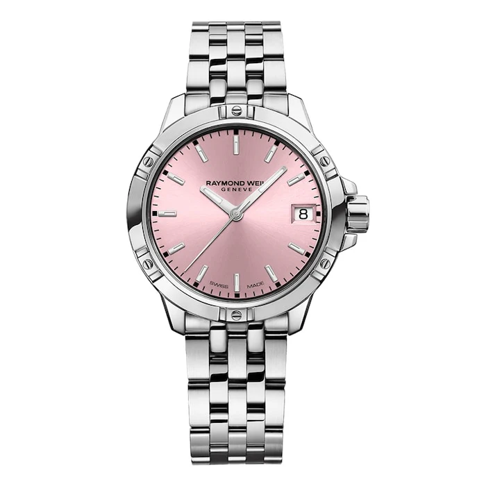 Raymond Weil Tango Classic Quartz 30mm Ladies Watch Pink Luxury Watch Swiss Made High Precision Movement 5960-ST-80001