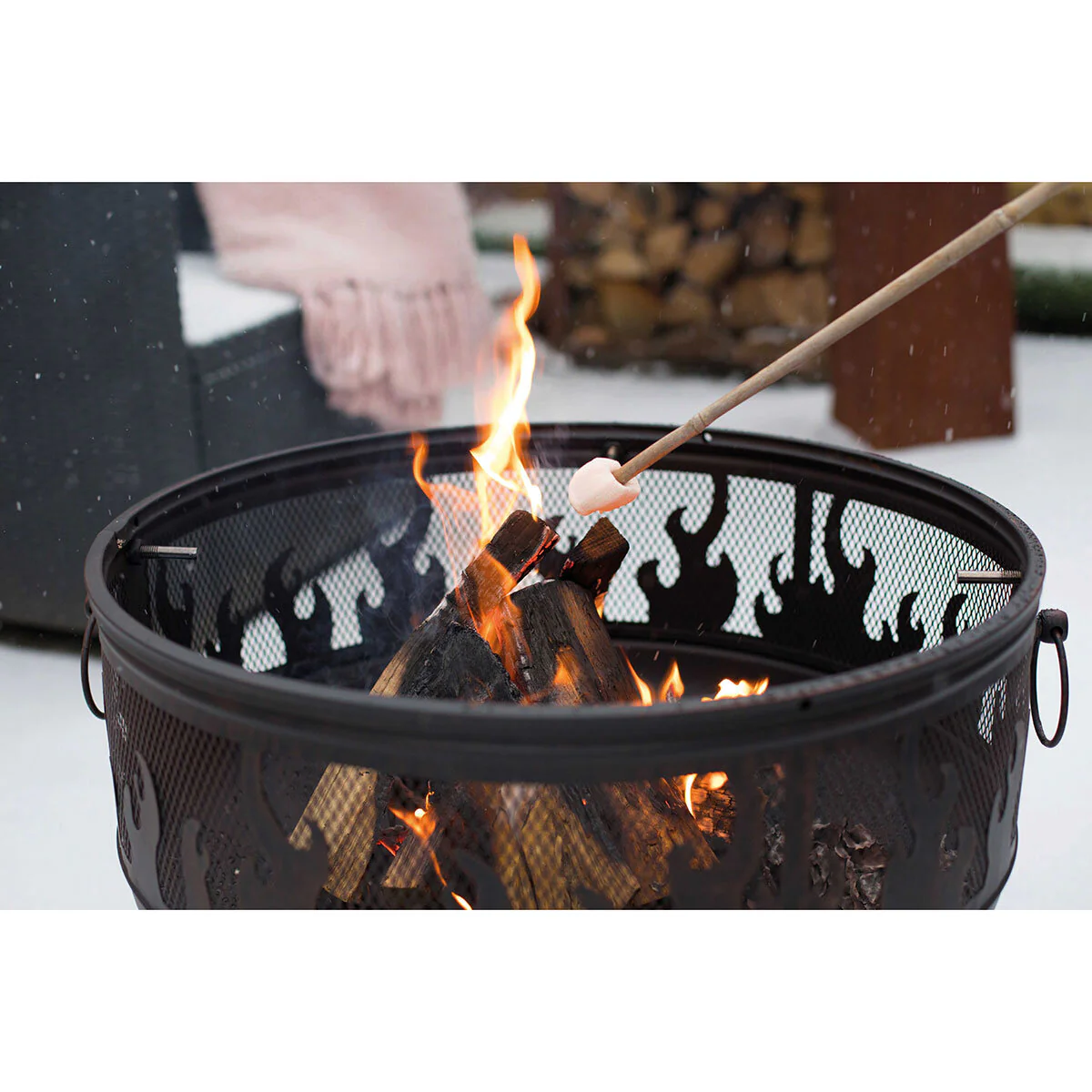 RedFire Blazer Wood Burning Fire Pit + BBQ Grill - Image 6