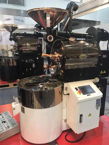 Toper TKMSX 10kg Gas Coffee Roaster – Professional Small Batch Commercial Coffee Roasting Machine with Touch Profile System, Stainless Steel Drum, Chaff Collector & Digital Controls - Image 2