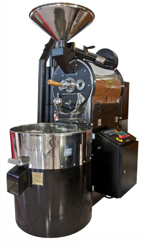 Toper TKMSX 10kg Gas Coffee Roaster – Professional Small Batch Commercial Coffee Roasting Machine with Touch Profile System, Stainless Steel Drum, Chaff Collector & Digital Controls - Image 3
