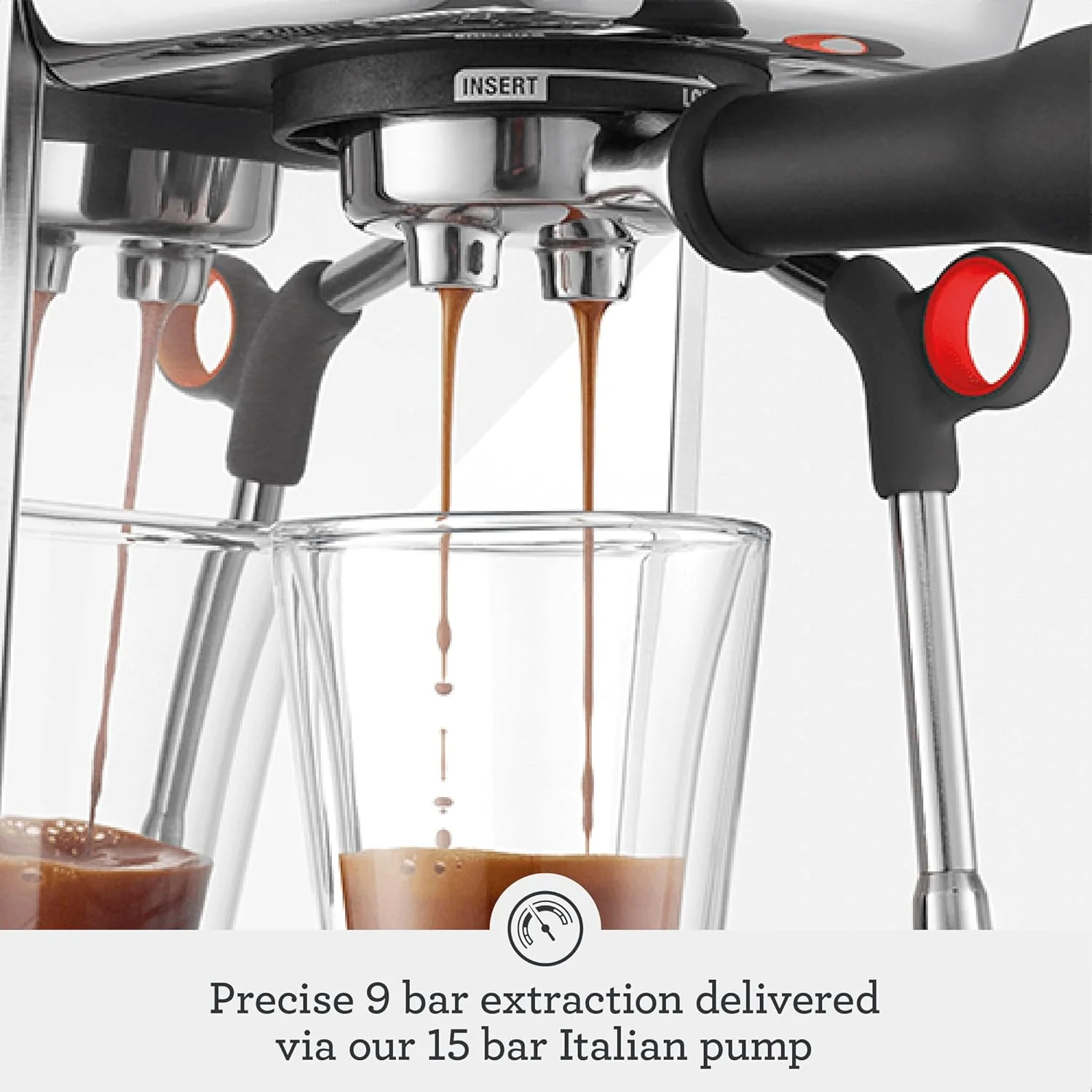 Sage the Bambino Plus Espresso Machine, Coffee Machine with Milk Frother, SES500BTR - Black Truffle - Image 3