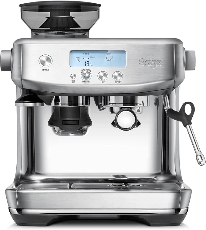 Sage - The Barista Pro, Bean to Cup Coffee Machine with Grinder and Milk Frother, Brushed Stainless Steel SES878BSS4GEU1 - Image 2