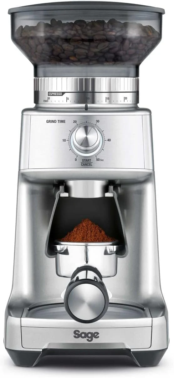 Sage - The Dose Control Pro - Precision Coffee Grinder, 60 Grind Settings - 340g Coffee Bean Capacity, with Timer - Overheat Protection - Silver