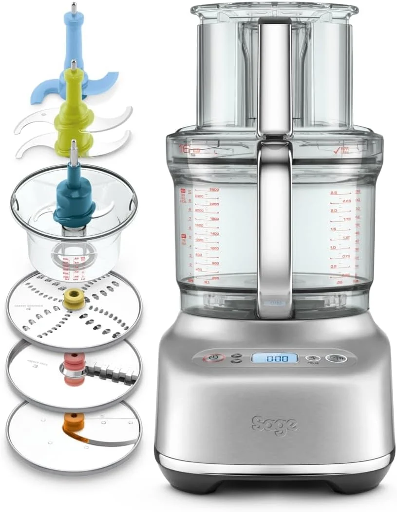 Sage - The Kitchen Wizz 16 – 3.6L Food Processor, Chef’s Precision Attachments, 140mm Extra Large Feed Chute, Heavy Duty 900W Induction Motor, BPA-Free Bowl - Image 3