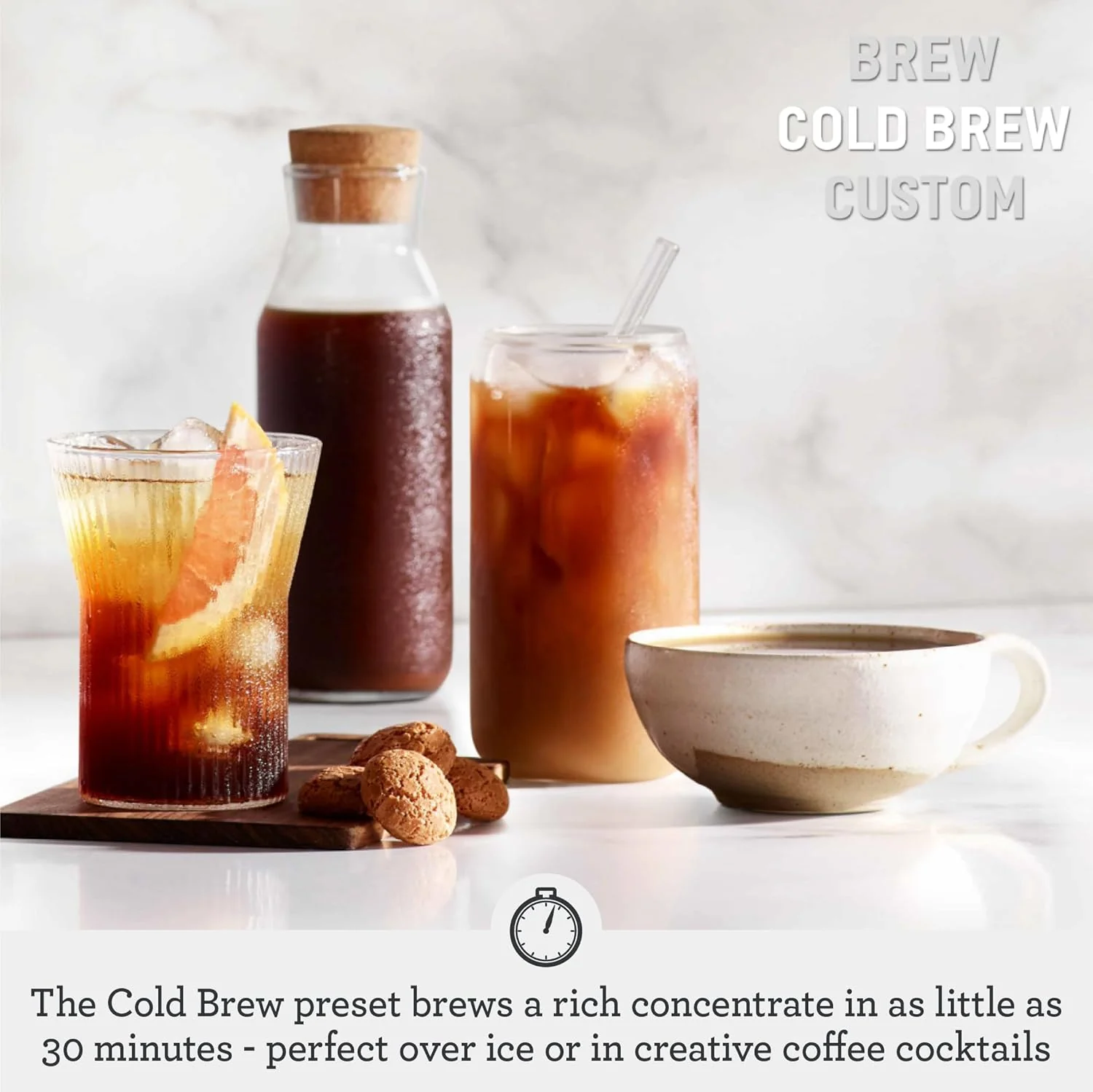 Sage - The Luxe Brewer Thermal One Touch Crafted Coffee - SCA Golden Cup, Programmable, Dual-Wall Thermal Carafe, Cone & Flat Bottom Filters, 1.77L Removable Water Tank - Image 4