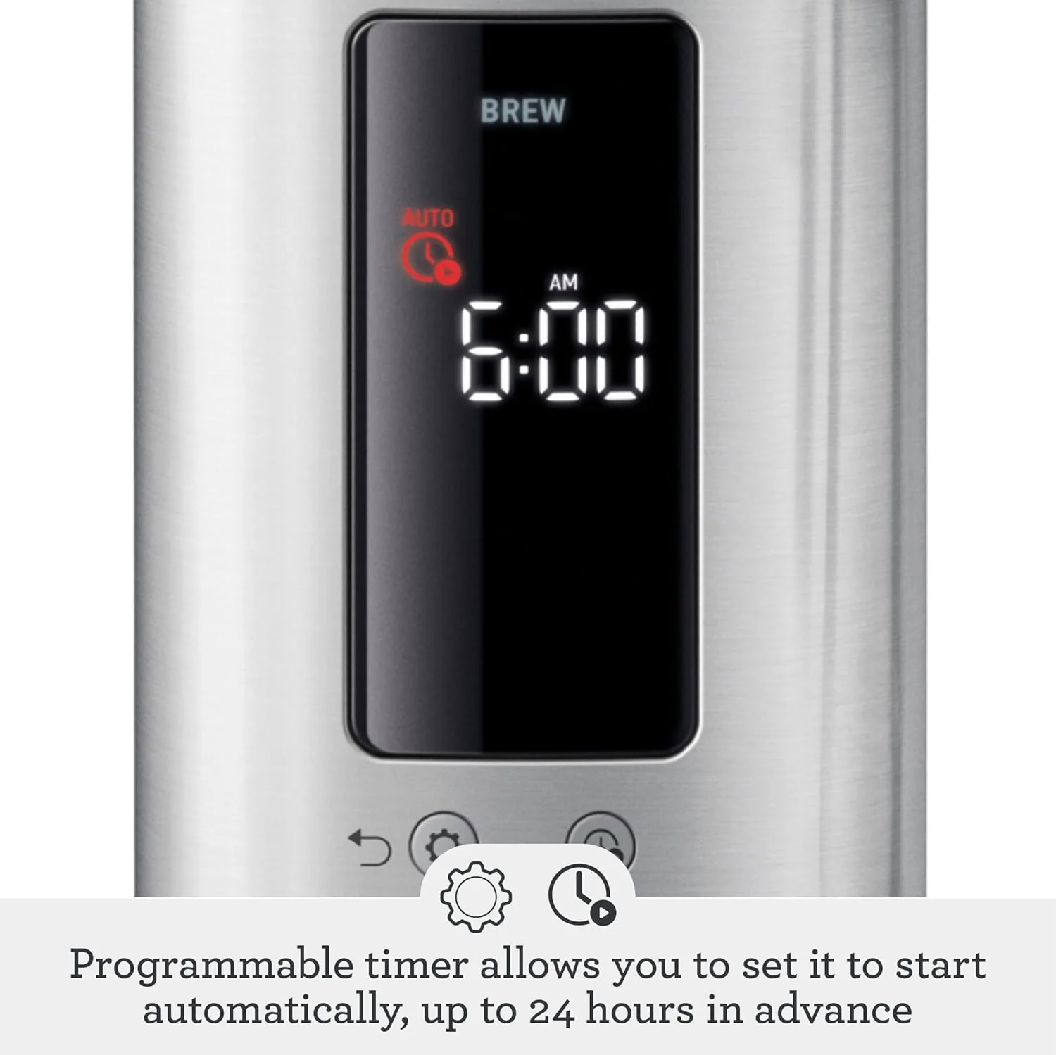 Sage - The Luxe Brewer Thermal One Touch Crafted Coffee - SCA Golden Cup, Programmable, Dual-Wall Thermal Carafe, Cone & Flat Bottom Filters, 1.77L Removable Water Tank - Image 8