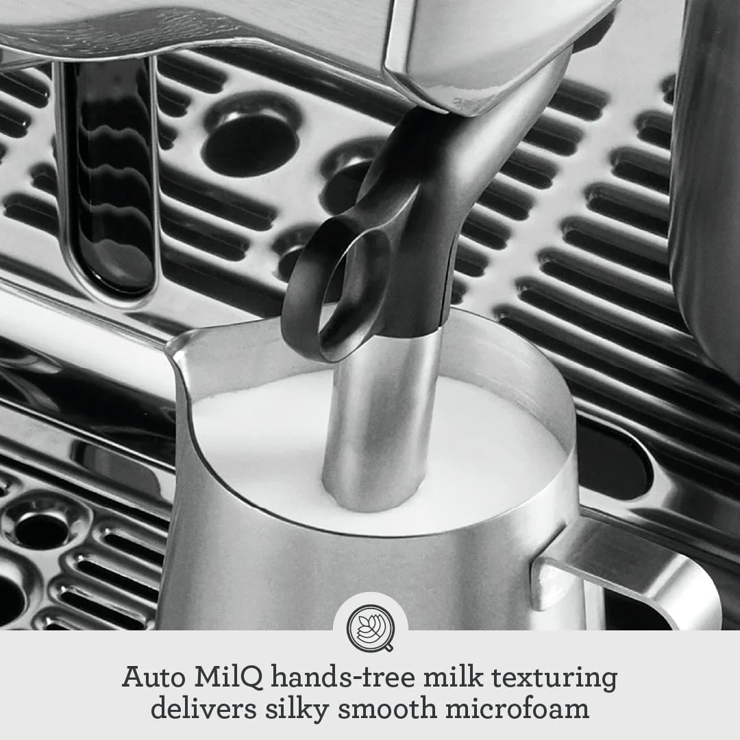 Sage - The Oracle, Bean to Cup Coffee Machine with Manual and Automatic Milk Frother, Brushed Stainless Steel - Image 5