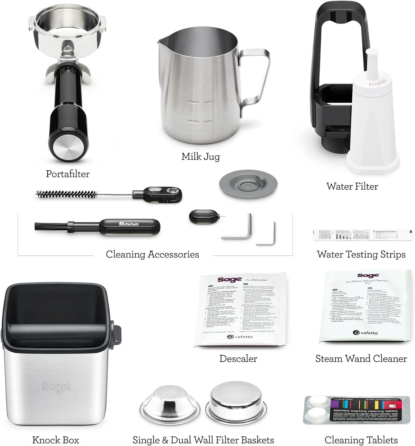 Sage - The Oracle, Bean to Cup Coffee Machine with Manual and Automatic Milk Frother, Brushed Stainless Steel - Image 7