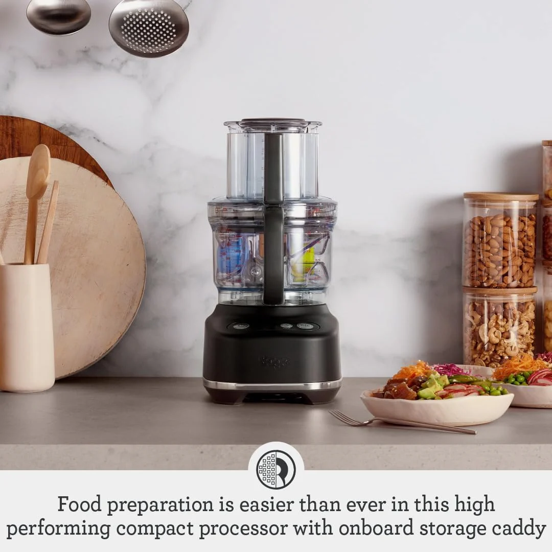 Sage - The Paradice 9 Food Processor - With Dicing Kit, S-blade, Reversible Shredder, Adjustable Slicer & Dough Blade, Brushed Stainless Steel - Image 2