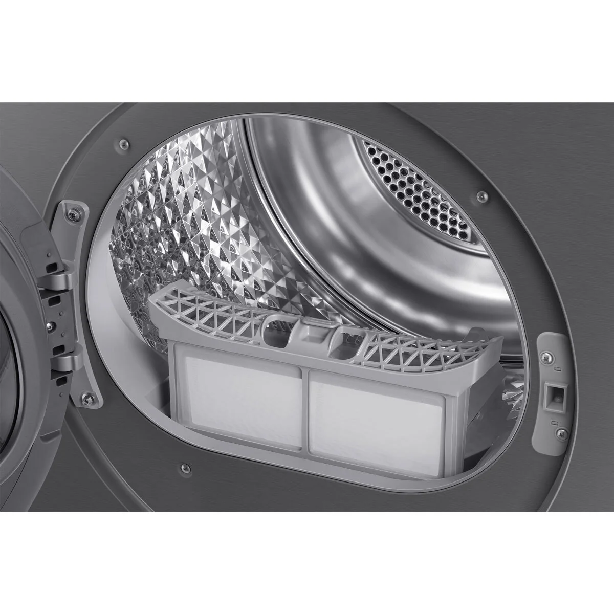 Samsung DV90F09F4SU1 9kg Heat Pump Dryer, A+++ Rated in Dark Steel - Image 3