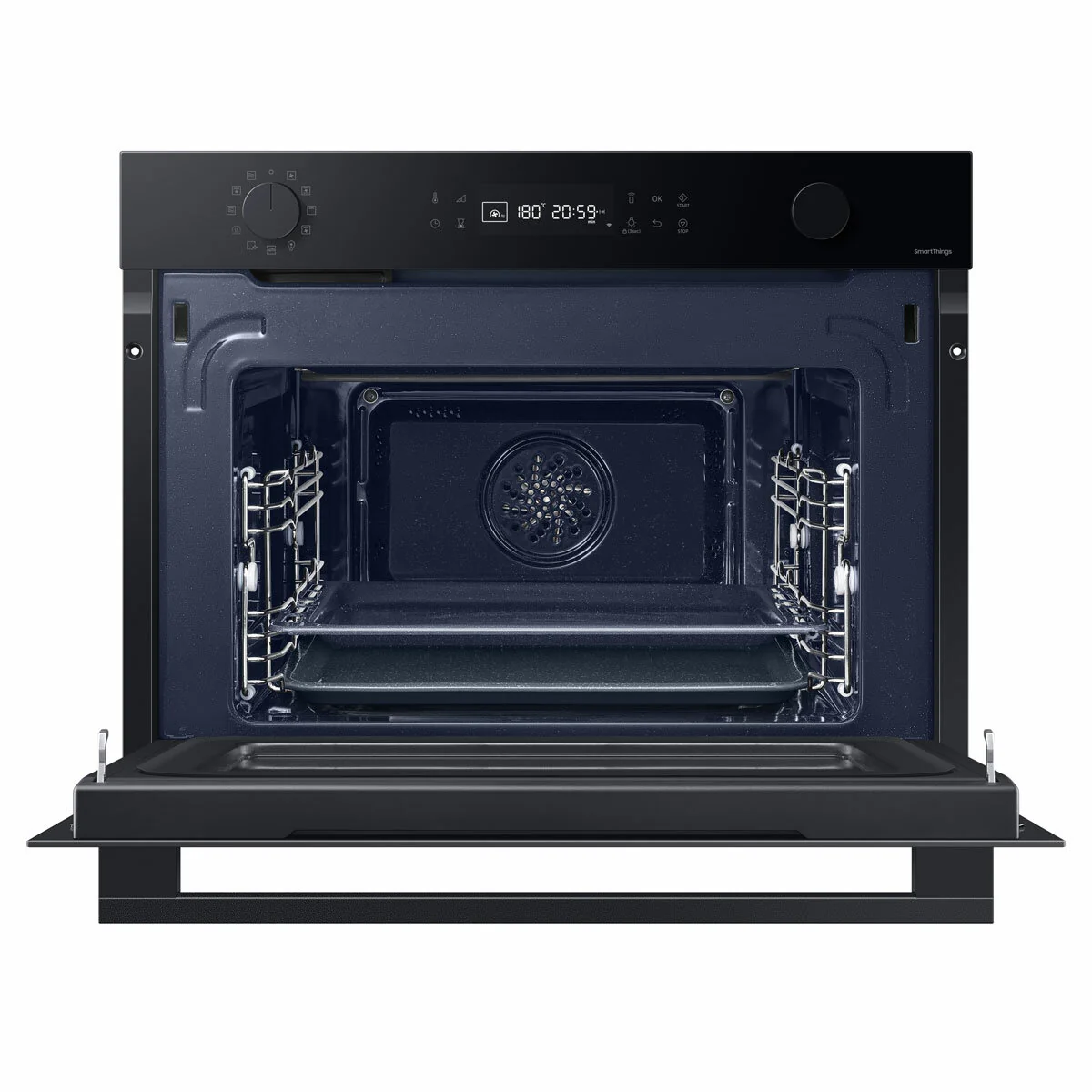 Samsung Series 4 Microwave Combi NQ5B4553FBK/U4 50L Smart Compact Oven, in Clean Black - Image 2