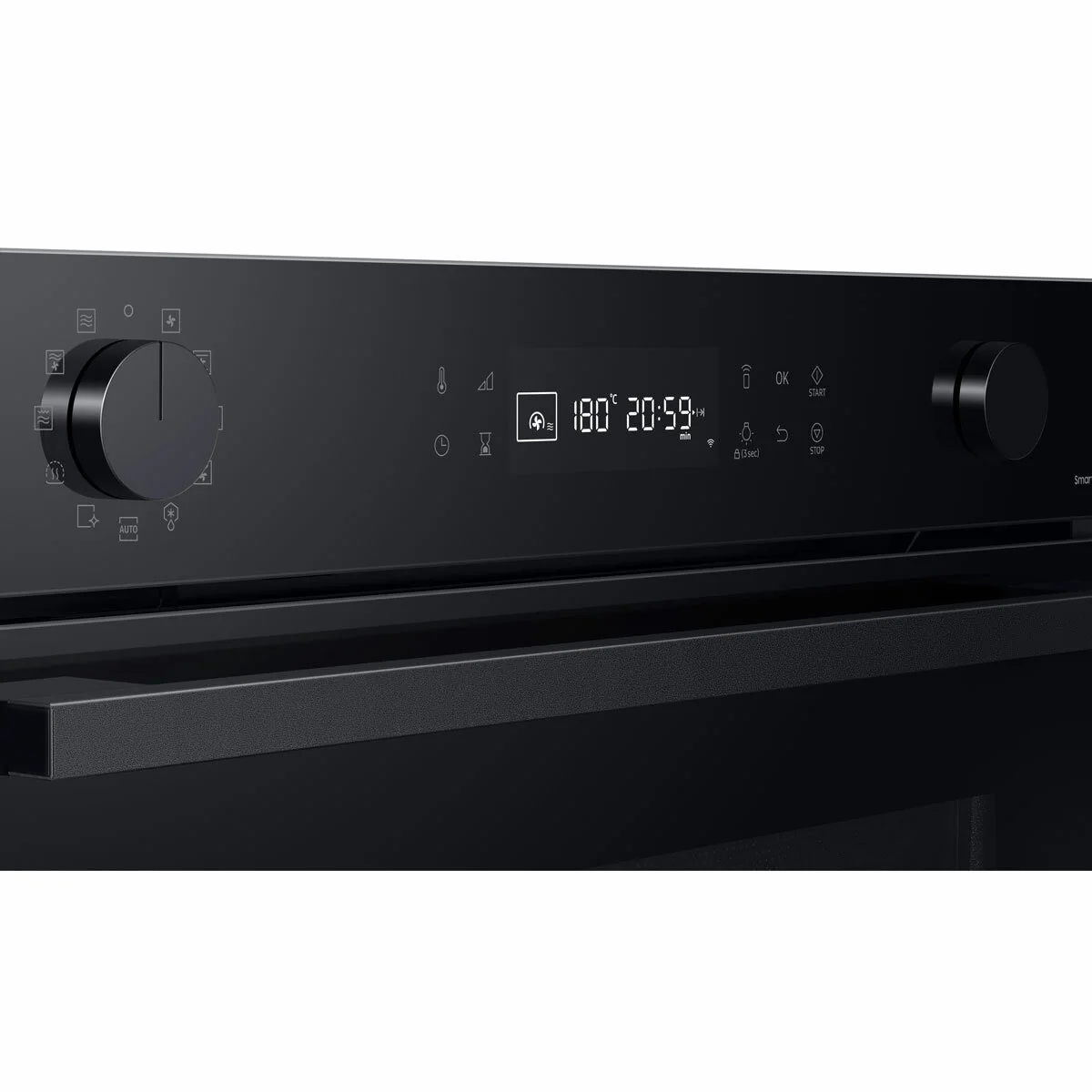 Samsung Series 4 Microwave Combi NQ5B4553FBK/U4 50L Smart Compact Oven, in Clean Black - Image 3
