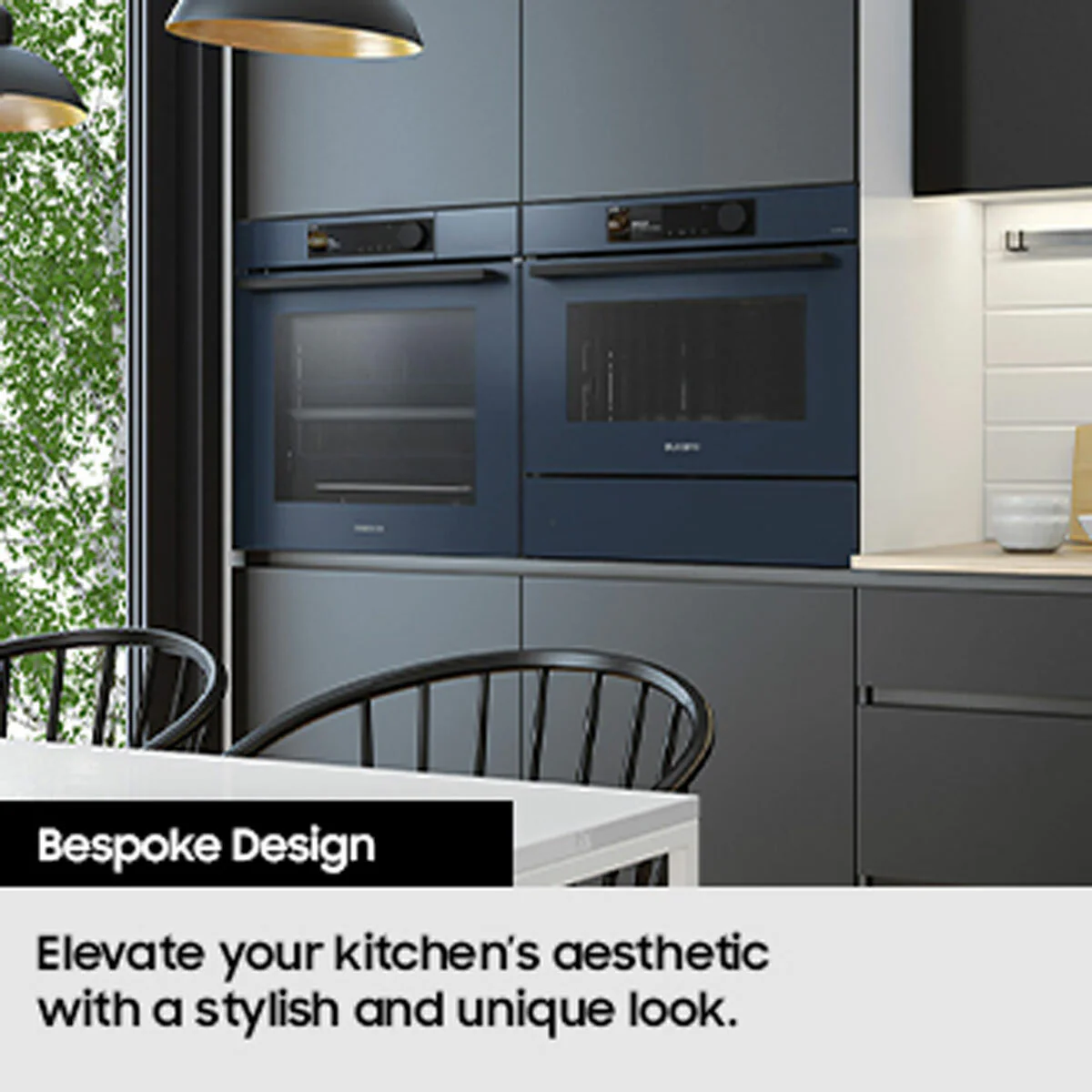 Samsung Series 4 Microwave Combi NQ5B4553FBK/U4 50L Smart Compact Oven, in Clean Black - Image 4