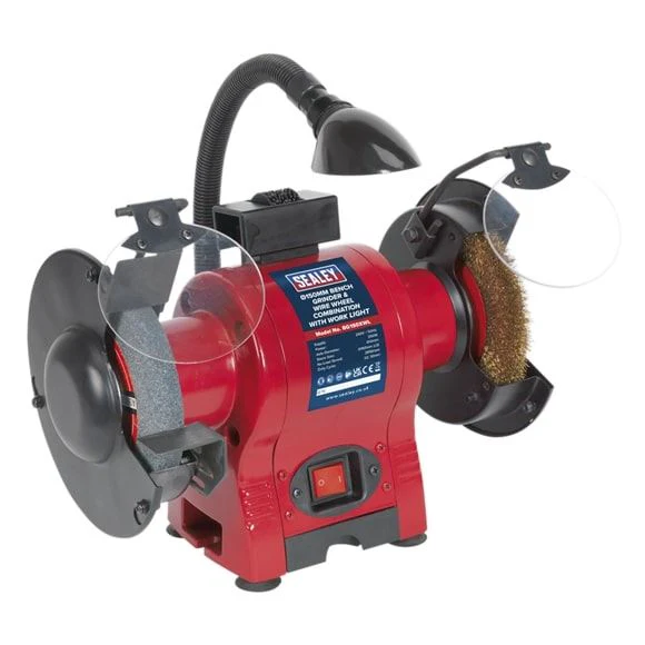 Sealey BG150XWL Bench Grinder Ø150mm with Worklight 250W/230V