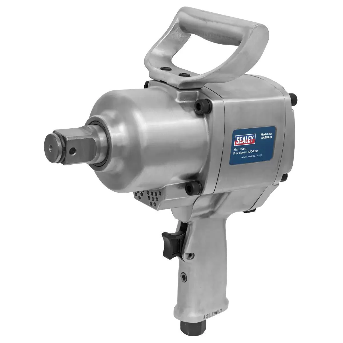 Sealey SA297 1"Sq Drive Air Impact Wrench Twin Hammer