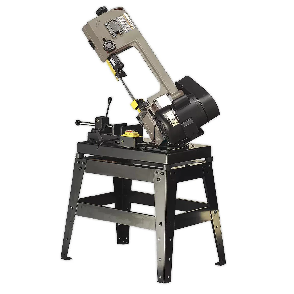 Sealey SM65 3-Speed Metal Cutting Bandsaw with Quick Lock Vice & Stand 230V/375W