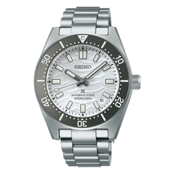 Seiko Prospex Heritage Automatic 40mm Men’s Watch with Blue Material Dial, Stainless Steel Case & Bracelet, 300m Water Resistant / SPB511J1