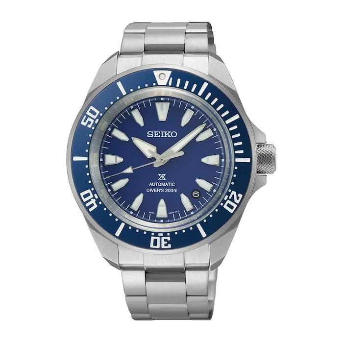 Seiko Prospex Heritage Automatic Men’s Watch with Blue Material Dial, Stainless Steel Case & Bracelet, 200m Water Resistant / SRPL51K1