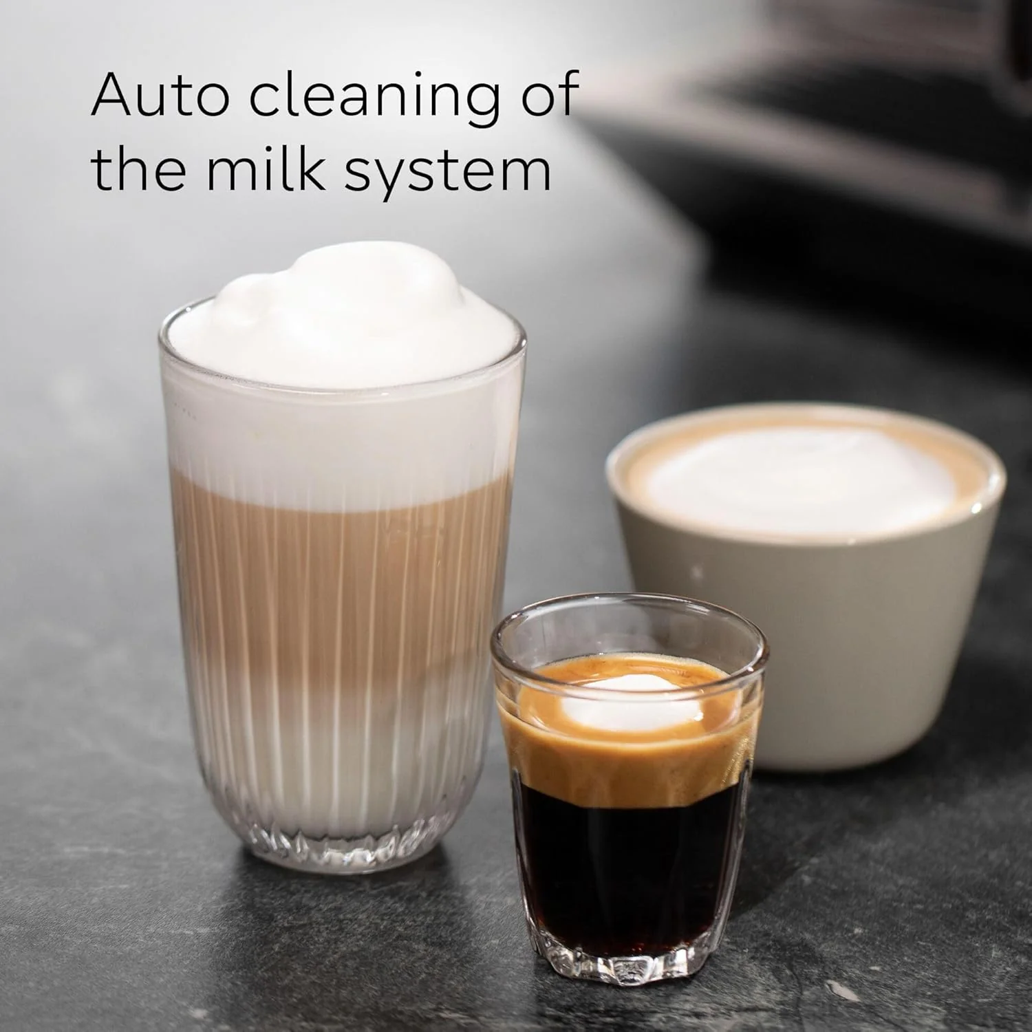 SIEMENS EQ700 Fully Automatic Bean to Cup Coffee Machine, 5" Touch Screen Display, Cold Brew/Slow Brew, Cappuccinatore, 34+ Coffee Beverages, Home Connect, TP715GB1 - Image 10