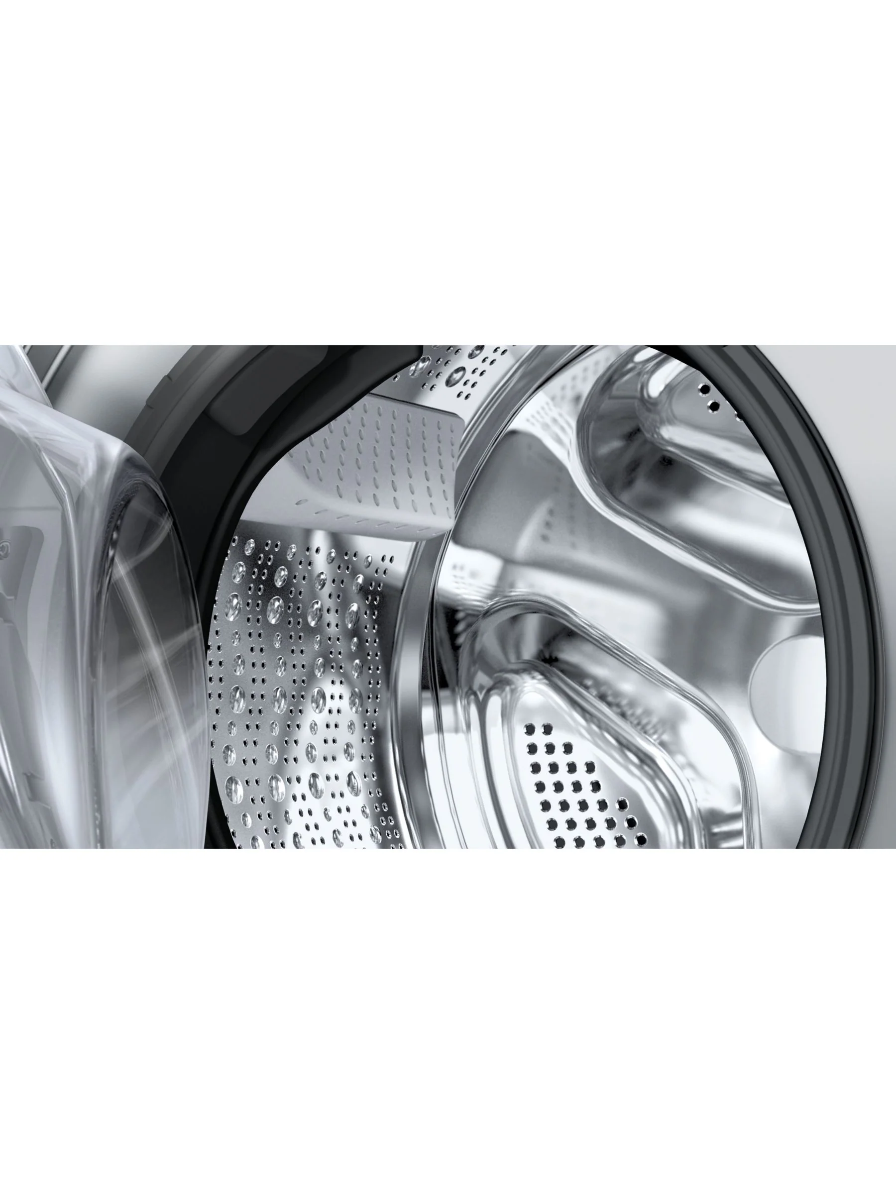 Siemens iQ700 WN54C2ATGB Freestanding Washer Dryer, 10.5kg/6kg Load, 1400rpm Spin, Silver - Image 3