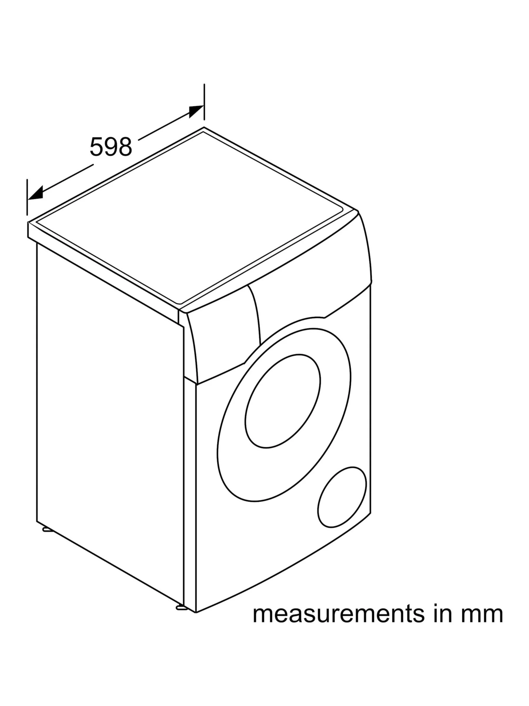 Siemens iQ700 WN54C2ATGB Freestanding Washer Dryer, 10.5kg/6kg Load, 1400rpm Spin, Silver - Image 7