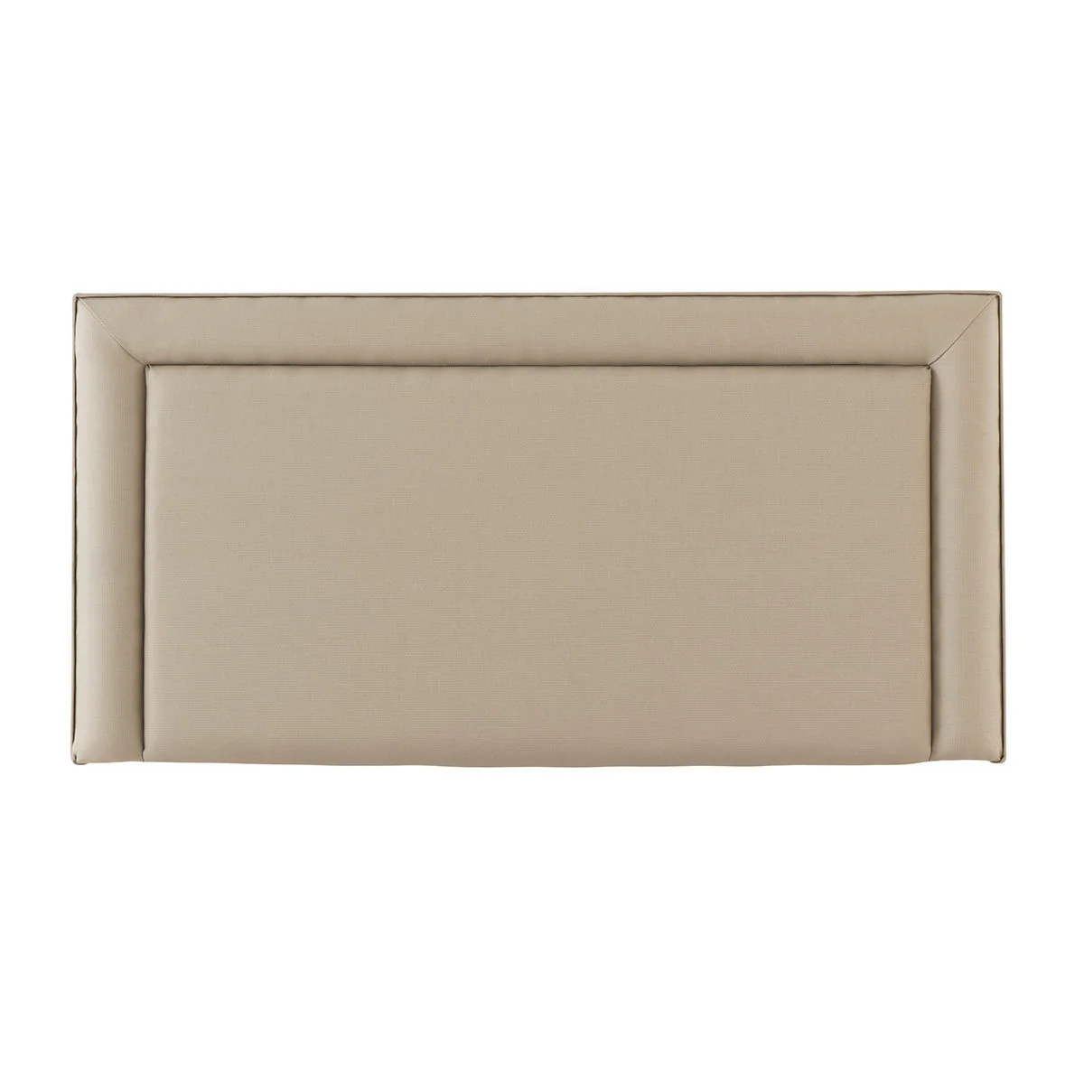 Malvern Headboard Sandstone Materials Wood Fabric Single New Bed Colour Natural - Image 3