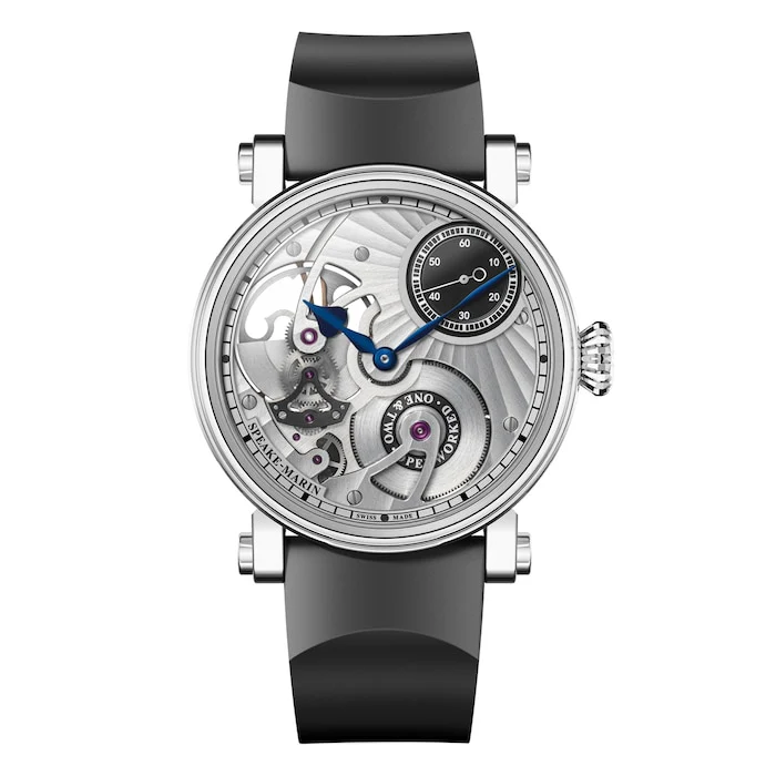 Speake-Marin Automatic 38mm Men’s Watch with Silver Material Dial, Titanium Case, 30m Water Resistant / 413813330