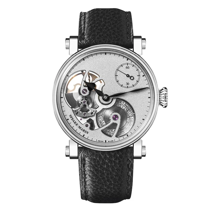 Speake-Marin Automatic 38mm Men’s Watch with Silver Material Dial, Titanium Case, 30m Water Resistant / 413817440