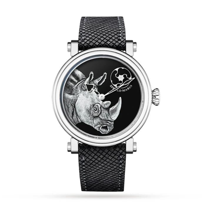 Speake-Marin Automatic 42mm Men’s Watch with Black Material Dial, Titanium Case, 30m Water Resistant / 414213360